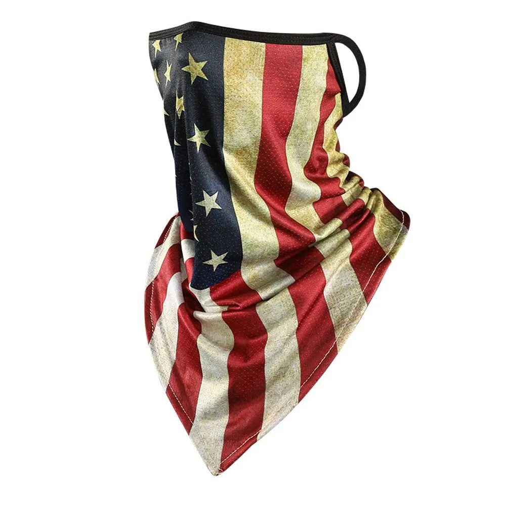 American Flag Riding Mask UV Protection Thin and light Cycling Hiking