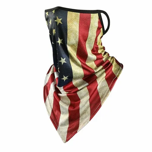 American Flag Riding Mask UV Protection Thin and light Cycling Hiking
