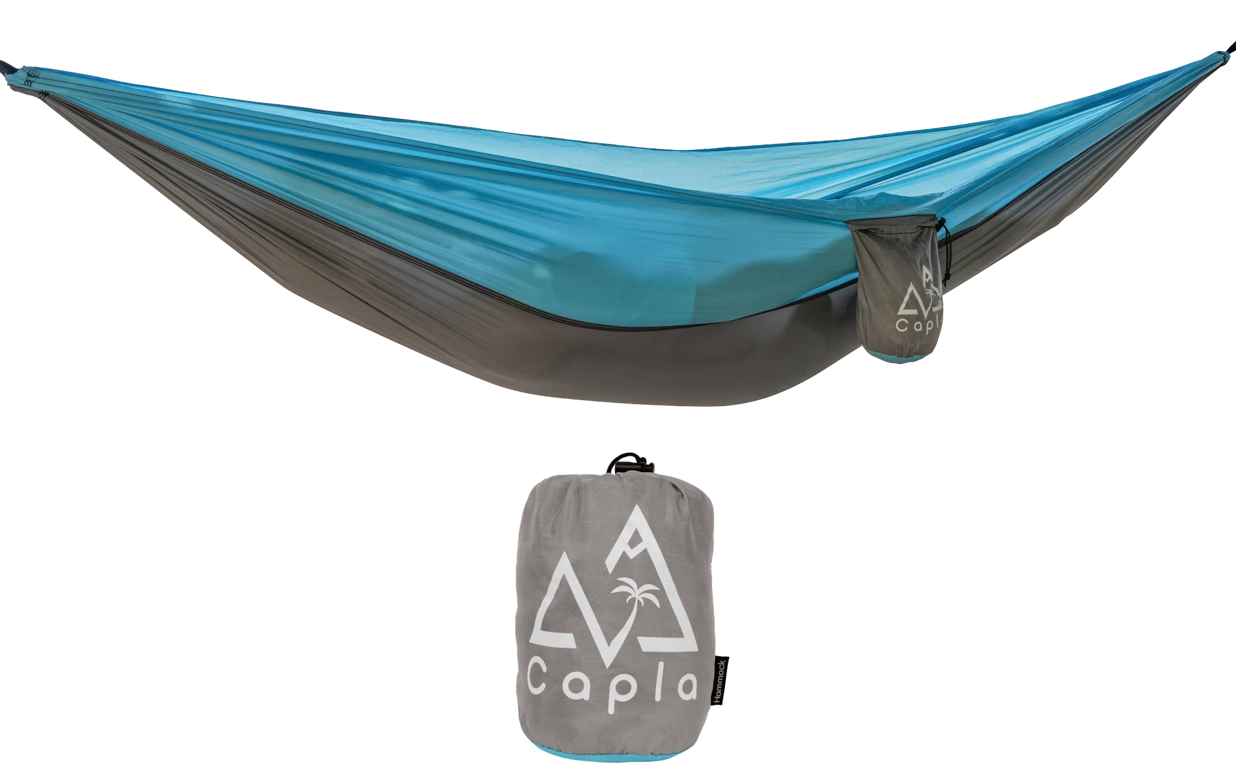 Capla Hammock 2.0 - Gray & Light Blue