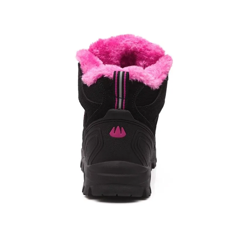 Cuzcare Orthopedic Women Boot Arch Support Warm Fur NonSlip High Ankle Boots