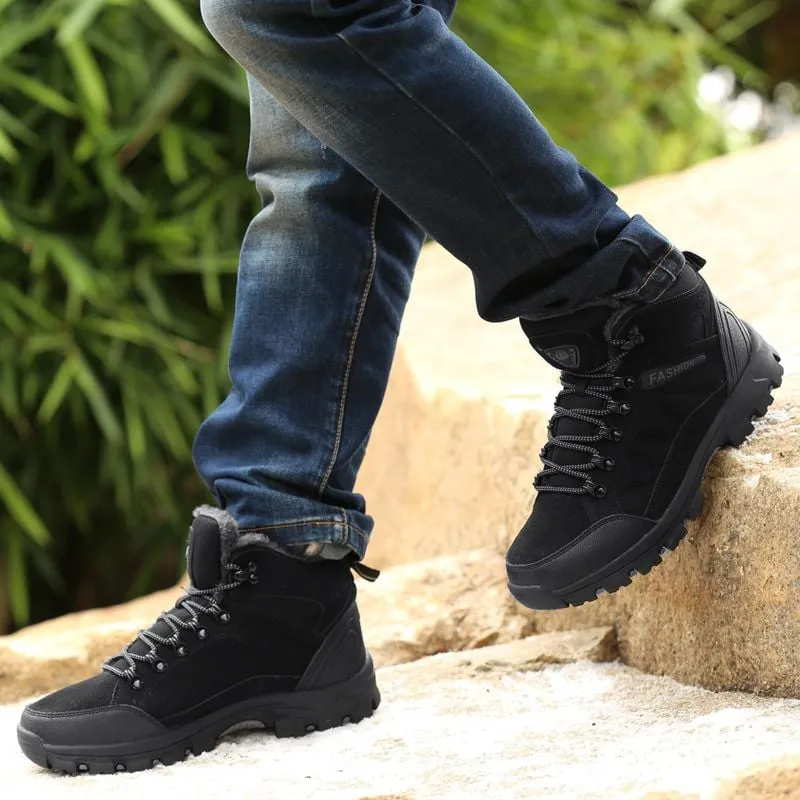 Cuzcare Orthopedic Women Boot Arch Support Warm Fur NonSlip High Ankle Boots