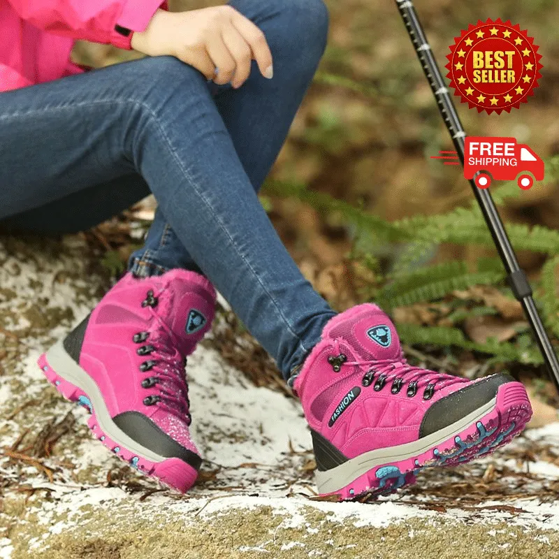 Cuzcare Orthopedic Women Boot Arch Support Warm Fur NonSlip High Ankle Boots