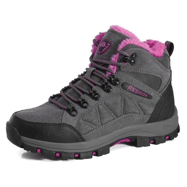 Cuzcare Orthopedic Women Boot Arch Support Warm Fur NonSlip High Ankle Boots