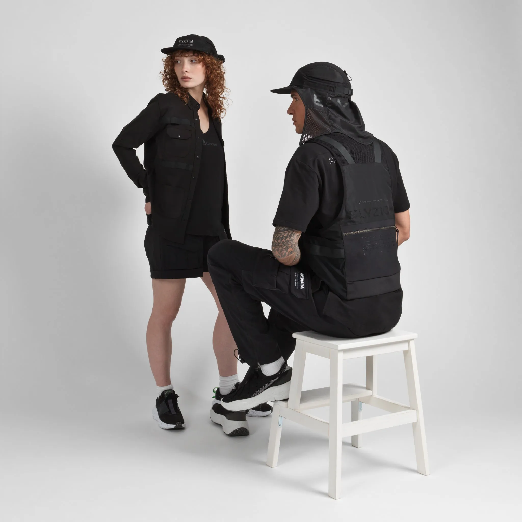 Elyzion "Amance" Desert Cap - Black