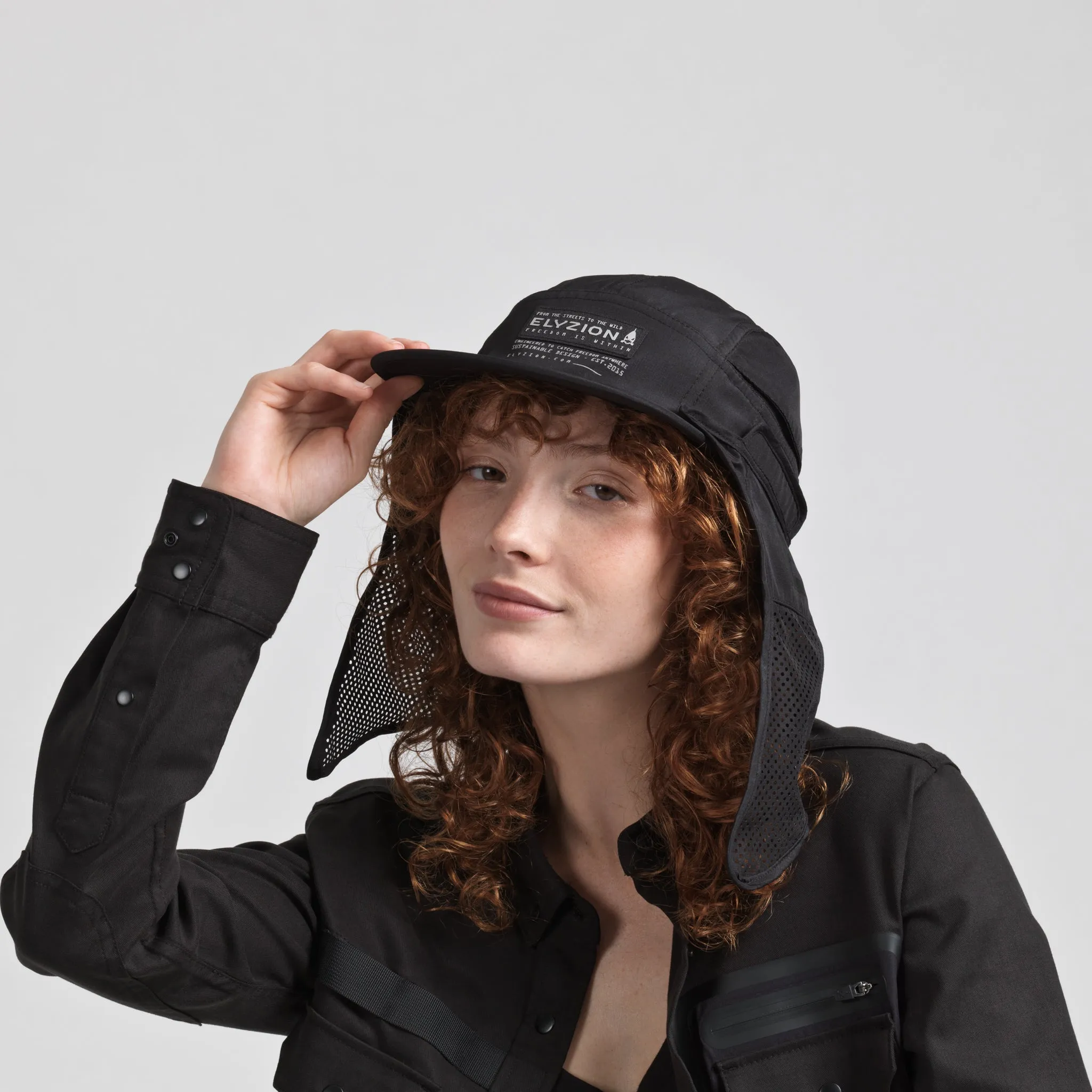 Elyzion "Amance" Desert Cap - Black