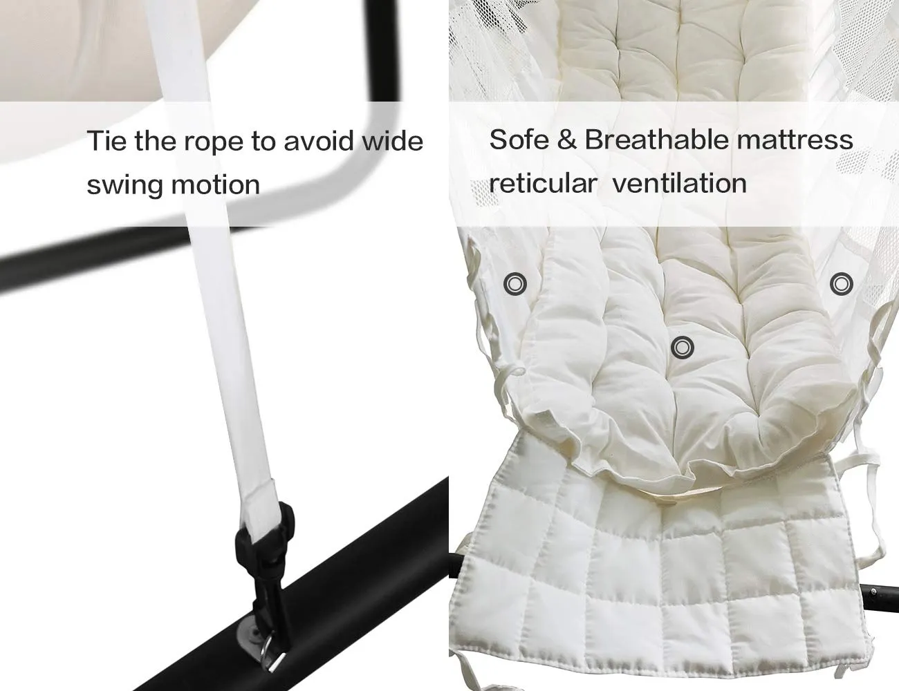 Hammock Cradle Swing with Stand - BHORMS