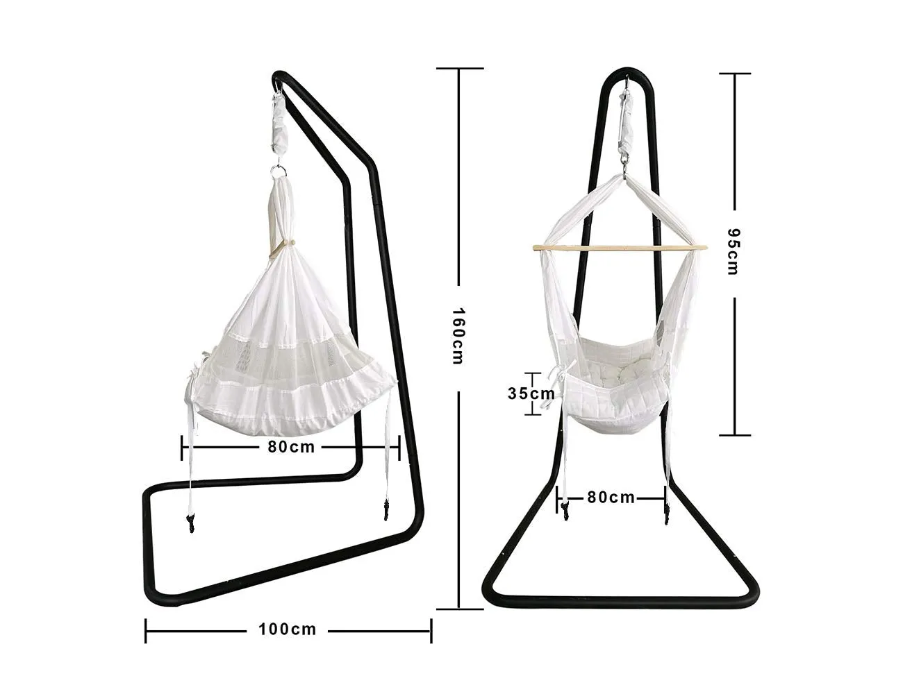 Hammock Cradle Swing with Stand - BHORMS
