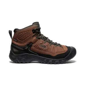 Keen Men's Targhee IV Mid Waterproof Hiking Boots- Bison/ Black
