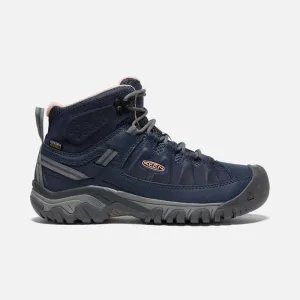 Keen Women's Targhee III Mid Waterproof Boots- Vintage Indigo/ Peachy Keen