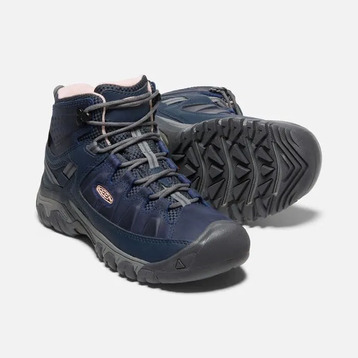 Keen Women's Targhee III Mid Waterproof Boots- Vintage Indigo/ Peachy Keen