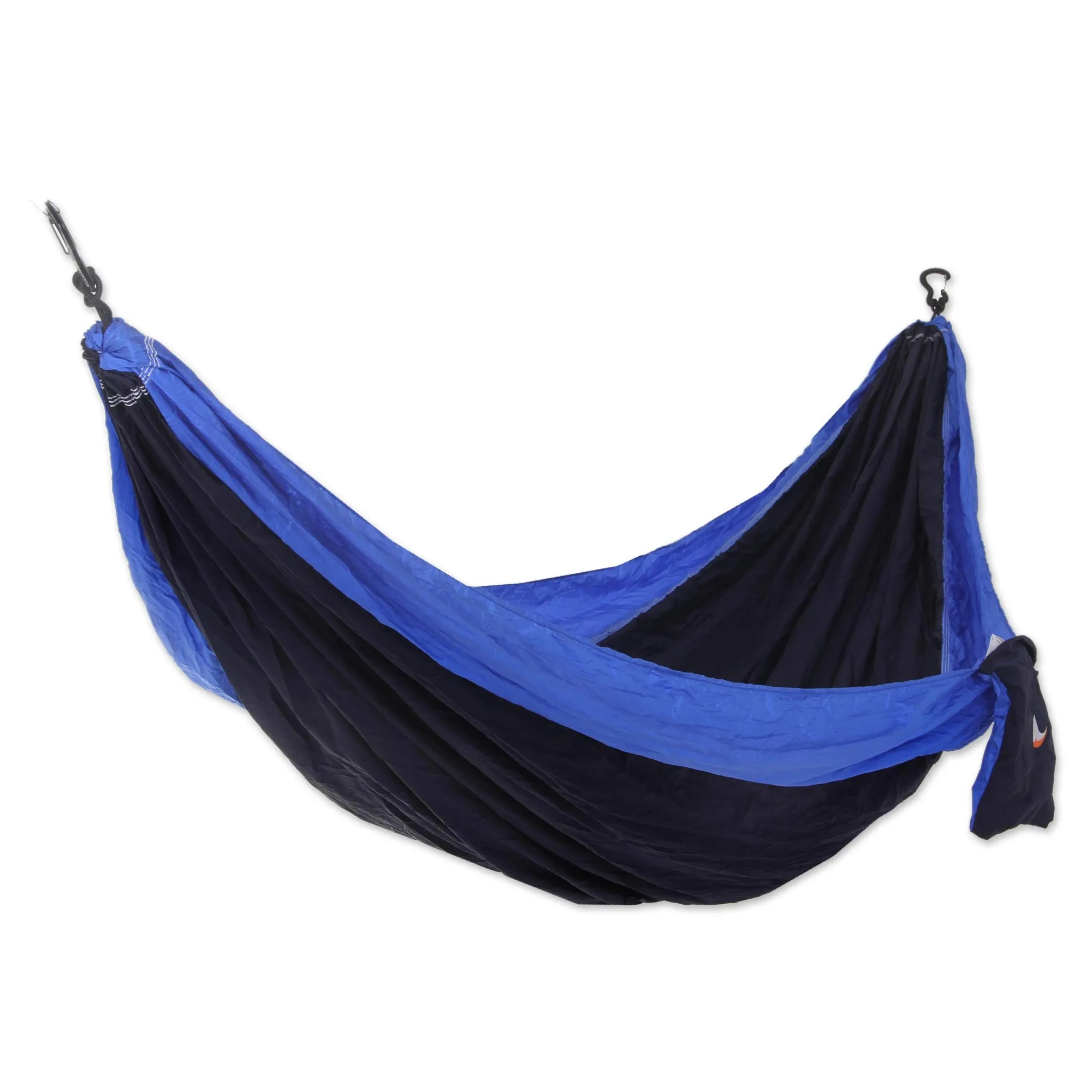 Pacific Dreams Portable Parachute Fabric Hammock Dark Light Blue (Single)