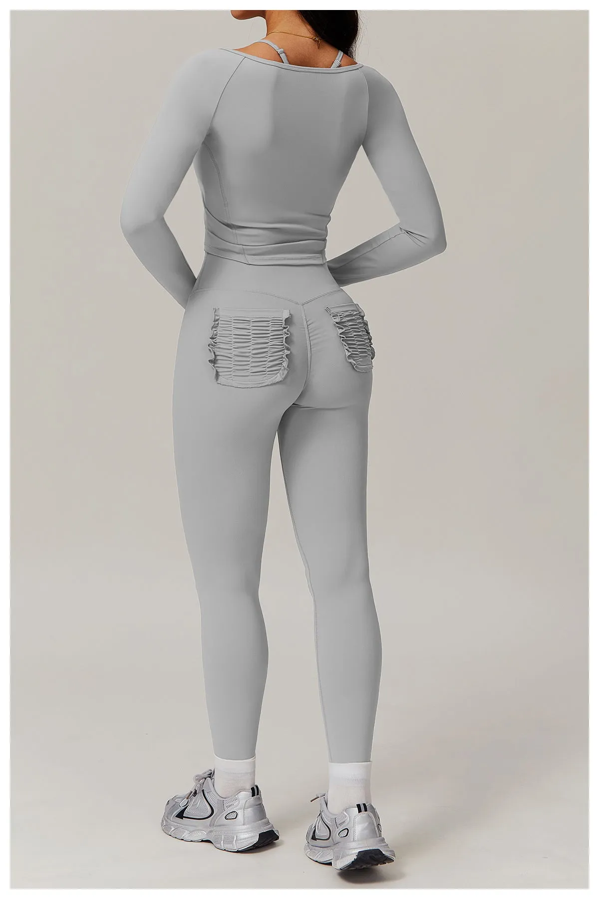 Quick-Dry Zip-Up Compression Long Sleeve Top