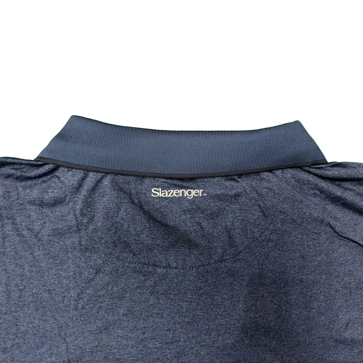 Slazenger Quarter Zip Polo - Lew - Navy