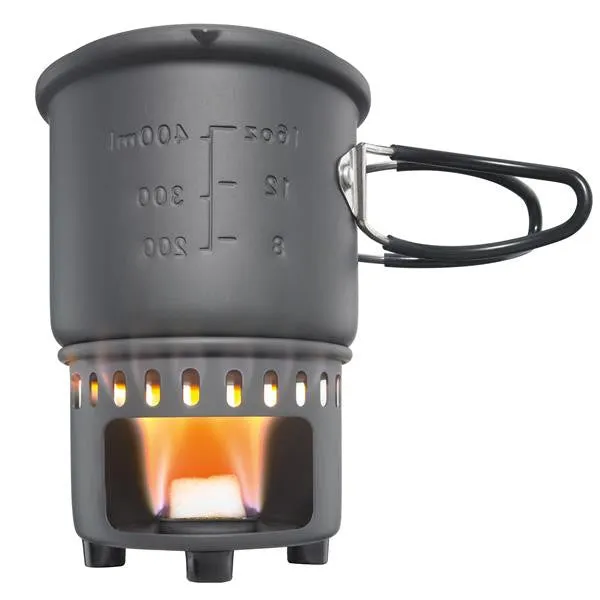 Solid Fuel Stove And Cookset, With Stove And Pot