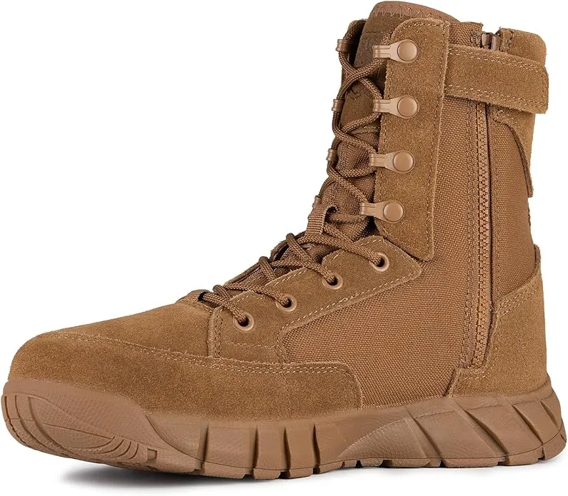 STORM II 8" Men’s Side Zip Military Work Boots