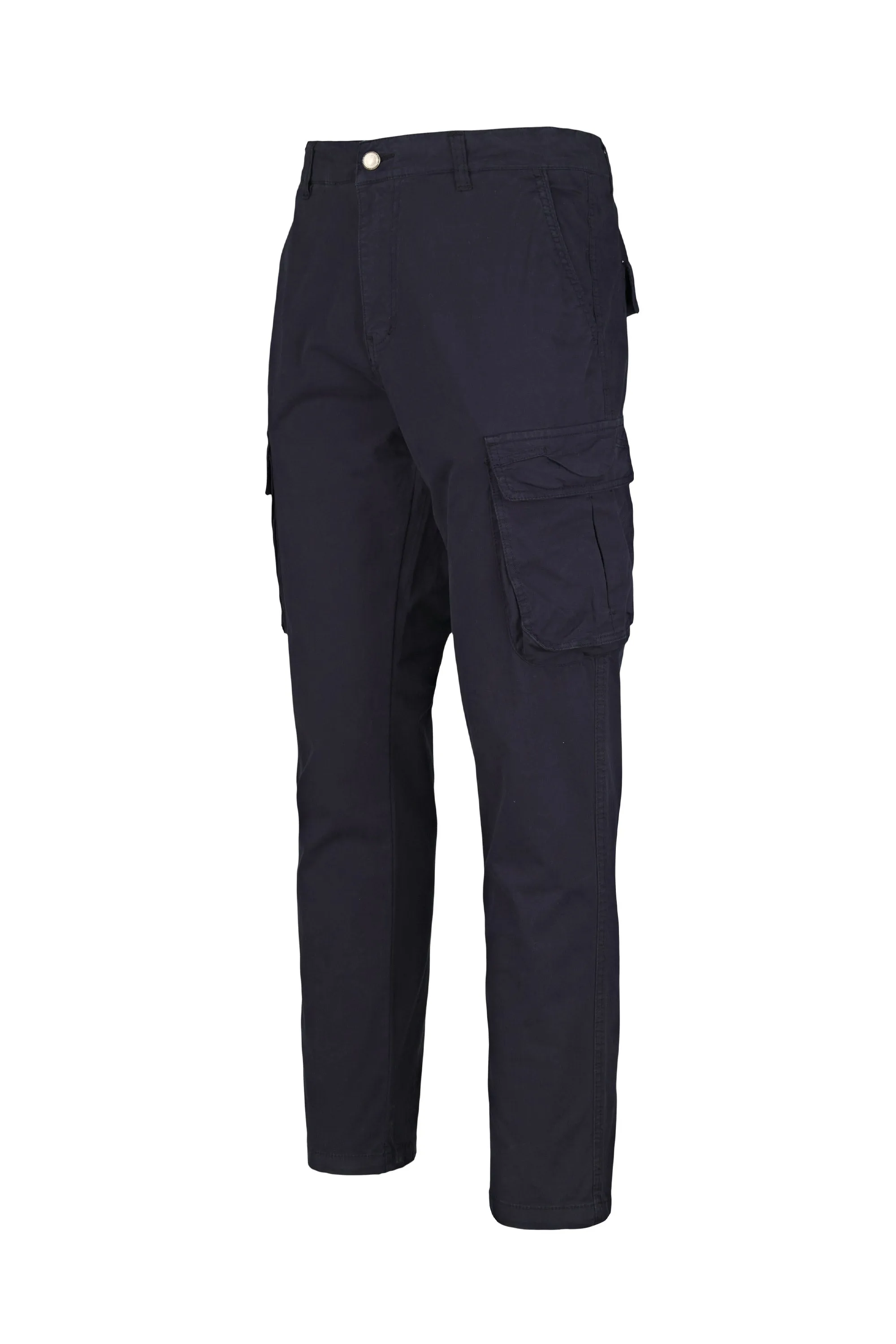 Stretch Cotton Cargo Trousers