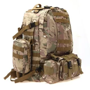 Tactical Hiking Pack Brown Camo