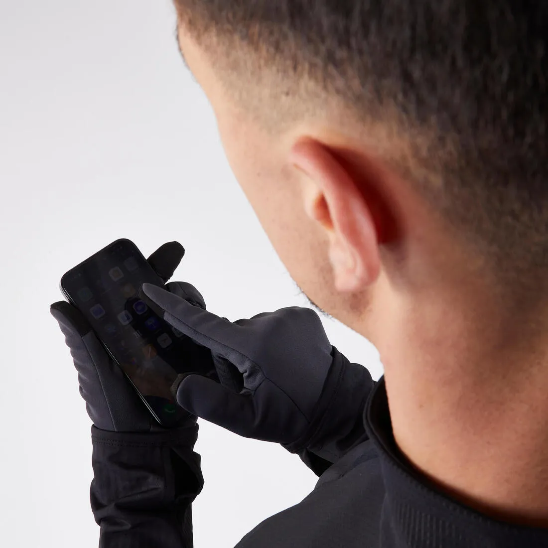Touchscreen Running Gloves V2 - 100 Black