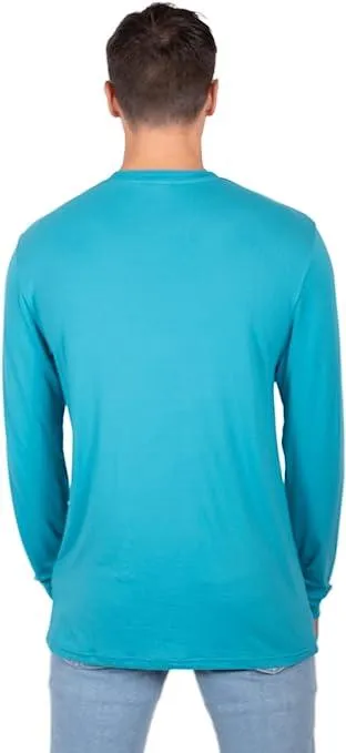 Ultra Game NFL Official Adults Super Soft Game Day Long Sleeve T-Shirt - Unisex, Miami Dolphins, Team Color|Miami Dolphins