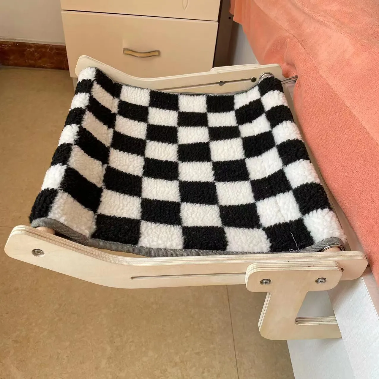 Window Sill and Bedside Lounging Perch for Cats